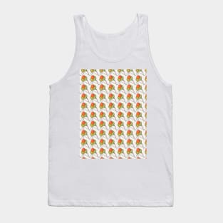 Pattern with an Ice cream in waffle cone Tank Top